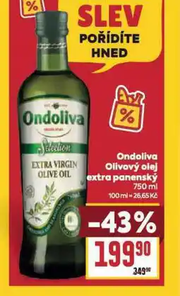Billa Ondoliva olivový olej extra panenský nabídka