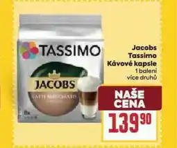 Billa Jacobs tassimo kávové kapsle nabídka