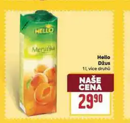 Billa Hello džus nabídka
