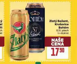 Billa Pivo zlatý bažant nabídka