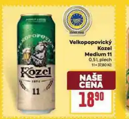 Billa Pivo velkopopovický kozel 11 nabídka