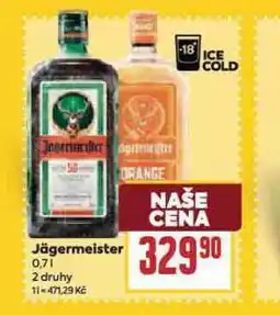 Billa Jägermeister nabídka