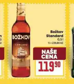 Billa Božkov standard nabídka