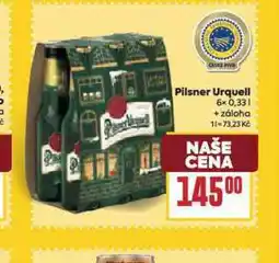 Billa Pivo pilsner urquell nabídka