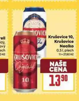 Billa Pivo krušovice 10 nabídka