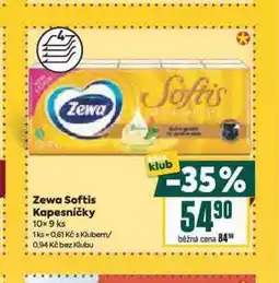 Billa Zewa softis kapesníčky nabídka