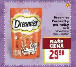 Billa Dreamies pochoutky pro kočky nabídka