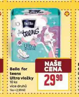 Billa Bella for teens ultra vložky nabídka