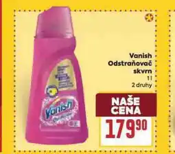 Billa Vanish odstraňovač skvrn nabídka