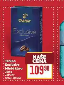 Billa Tchibo exclusive mletá káva nabídka
