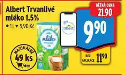 Albert Trvanlivé mléko nabídka