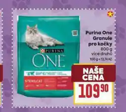 Billa Purina one granule pro kočky nabídka