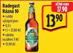 Albert Pivo radegast nabídka