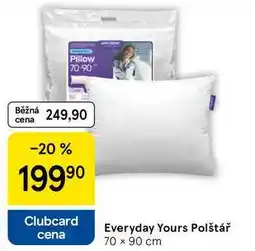 Tesco Everyday Yours Polštář 70 x 90 cm nabídka