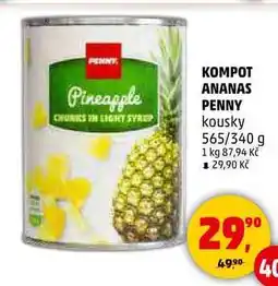Penny Market KOMPOT ANANAS PENNY, 565 g nabídka