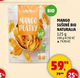 Penny Market MANGO SUŠENÉ BIO NATURALIA, 125 g nabídka
