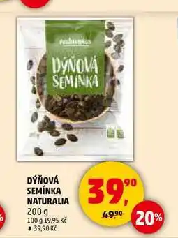 Penny Market DÝŇOVÁ SEMÍNKA NATURALIA, 200 g nabídka