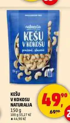 Penny Market KEŠU V KOKOSU NATURALIA, 150 g nabídka