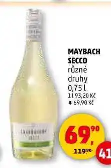 Penny Market MAYBACH SECCO, 0,75 l nabídka