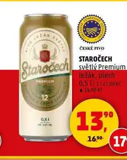 Penny Market STAROČECH světlý Premium ležák plech, 0,5 l nabídka