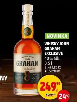 Penny Market WHISKY JOHN GRAHAM EXCLUSIVE, 0,5 l nabídka