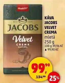 Penny Market KÁVA JACOBS VELVET CREMA mletá, 250 g nabídka