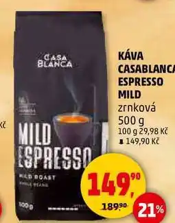 Penny Market KÁVA CASABLANCA ESPRESSO MILD zrnková, 500 g nabídka