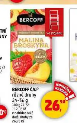 Penny Market BERCOFF ČAJ, 24-36 g nabídka