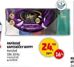 Penny Market PAPÍROVÉ KAPESNÍČKY WIPPY, 10x 10 ks nabídka