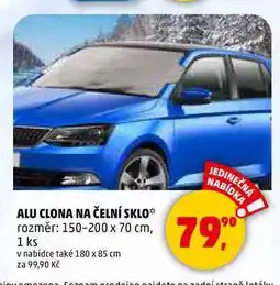 Penny Market ALU CLONA NA ČELNÍ SKLO, 1 ks nabídka