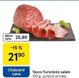 Tesco Tesco Turistický salám, 100 g nabídka