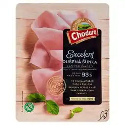 Tesco Chodura Excelent dušená šunka nejvyšší jakosti 100g nabídka