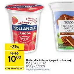 Tesco Hollandia Krémový jogurt ochucený, 150 g, více druhů nabídka