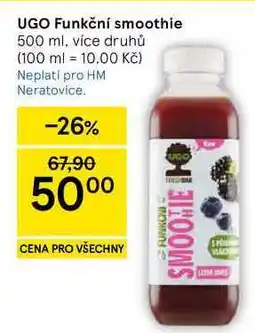 Tesco UGO Funkční smoothie, 500 ml, více druhů nabídka