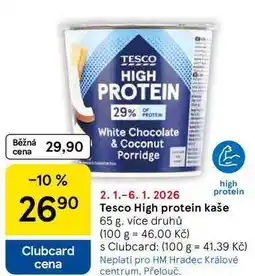 Tesco Tesco High protein kaše, 65 g nabídka
