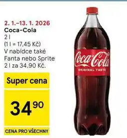 Tesco Coca-Cola, 2 l nabídka