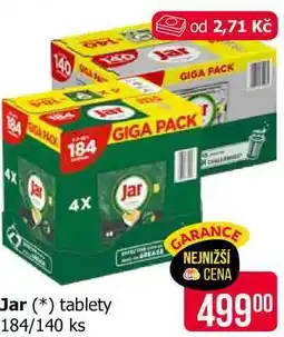 Teta Jar tablety 184/140 ks nabídka