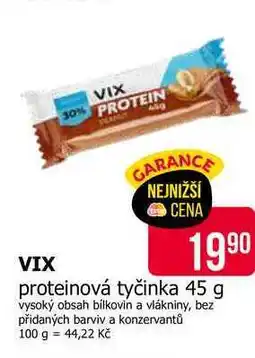 Teta VIX proteinová tyčinka 45 g nabídka