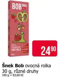 Teta Šnek Bob ovocná rolka 30 g, různé druhy nabídka