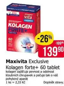 Teta Maxivita Exclusive Kolagen forte+ 60 tablet nabídka