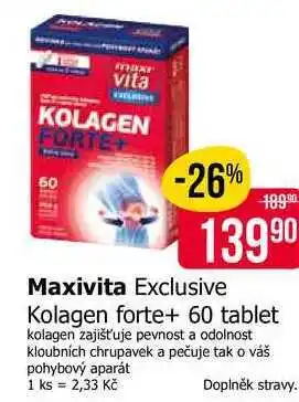 Maxivita Exclusive Kolagen forte+ 60 tablet