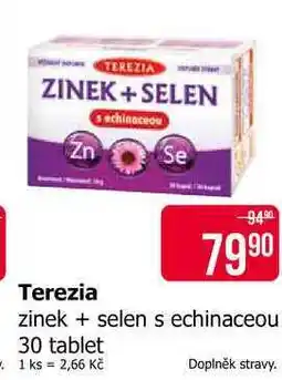 Teta Terezia zinek + selen s echinaceou 30 tablet nabídka