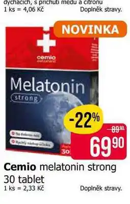 Teta Cemio melatonin strong 30 tablet nabídka