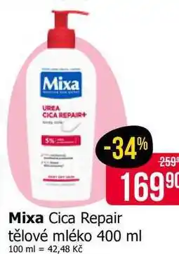 Teta Mixa Cica Repair tělové mléko 400 ml nabídka
