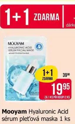 Teta Mooyam Hyaluronic Acid sérum pleťová maska 1 ks nabídka