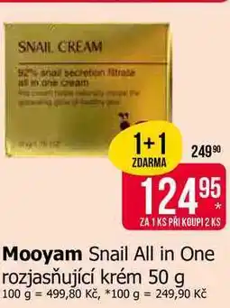 Teta Mooyam Snail All in One rozjasňující krém 50 g nabídka