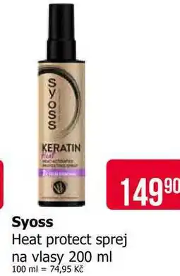 Teta Syoss Heat protect sprej na vlasy 200 ml nabídka