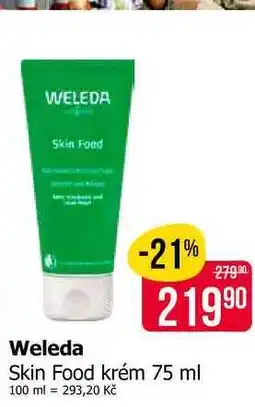 Teta Weleda Skin Food krém 75 ml nabídka