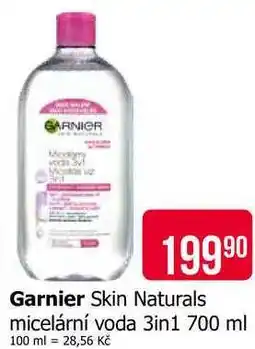 Teta Garnier Skin Naturals micelární voda 3in1 700 ml nabídka