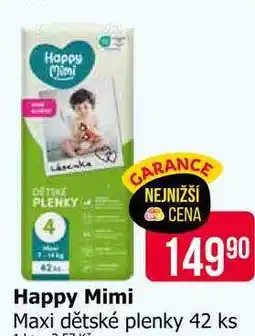 Teta Happy Mimi Maxi dětské plenky 42 ks nabídka